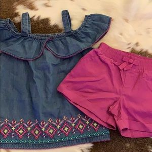Girls Gymboree matching outfit